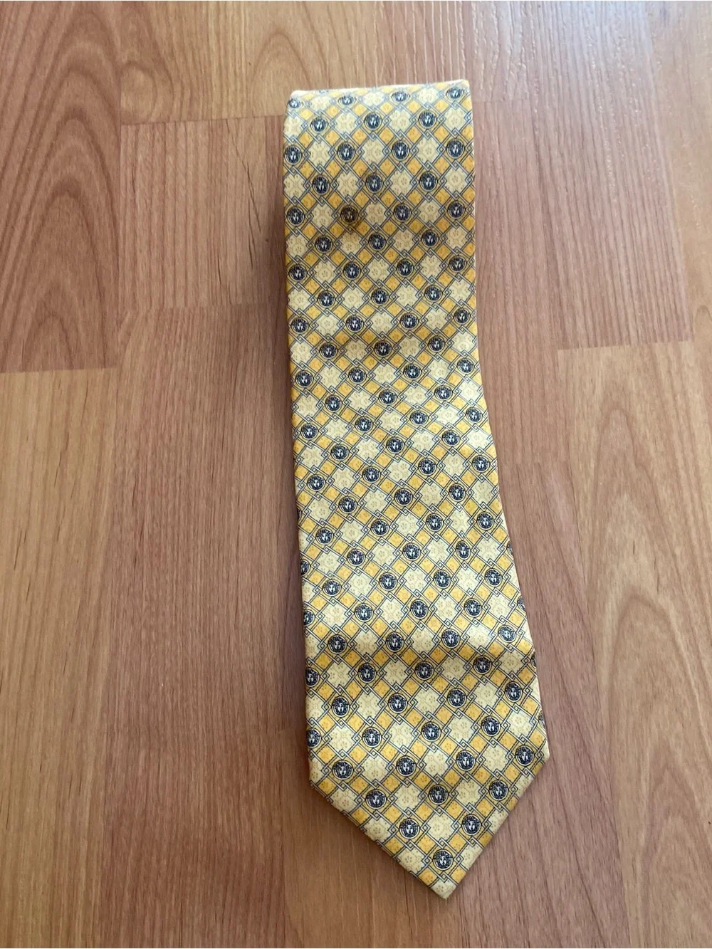 Gianni Versace Medusa Head Allover Print Vintage 90s Men’s Silk Tie